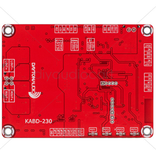 Dayton Audio KABD-230 2 x 30W All-in-one Amplifier Board with DSP and Bluetooth 5.0